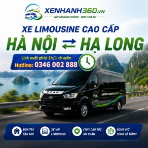 Banner tuyến xe Hà Nội Hạ Long Xe Nhanh 360