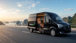 Xe VIP Hà Nội Hạ Long ghế massage của Xe Nhanh 360