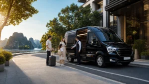 Xe Hà Nội Hạ Long đón tận nơi hỗ trợ hành lý